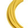 Bailey textilkabel 2-ledare gul 3m