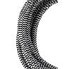 Bailey textilkabel 2-ledad svart/vit 3m Bailey textilkabel 2-ledad svart/vit 3m