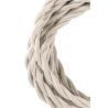 Bailey tygkabel tvinnad 2-ledare beige 3m Bailey tygkabel tvinnad 2-ledare beige 3m