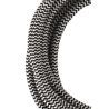 Bailey textilkabel 2-ledare svart/vit 50m rulle