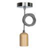 Bailey | Pendelarmatur Trä | Stor sockel E27 | 60W 