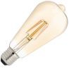 Bailey | LED Edison Sensorlampa Dag/Natt | Stor sockel E27 | 4W (ersätter 40W) Guld