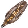 Bailey | LED-lampa Giant Bottle | Stor armatur E27 Dimbar | 5W Rökglas