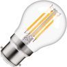 Lighto | LED-tråd | Bajonettfattning B22d | Bollampa | Ljusstark | 45mm | 5W