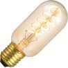Lighto | LED-glödtråd | Stor armatur E27 | Rörlampa | Guld | 45mm | 5W
