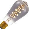 Lighto | LED-glödtråd | Stor sockel E27 | Edisonlampa | Svart | 64mm | 4W