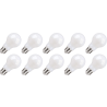 Lighto | LED-glödtråd | Stor sockel E27 | Standardlampa | Ljusstark | 60mm | 5W | 10 stycken Lighto | LED-glödtråd | Stor sockel E27 | Standardlampa | Ljusstark | 60mm | 5W | 10 stycken