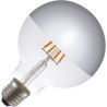 Lighto | LED-glödtråd | Stor sockel E27 | Globelamp | Ljus | 95mm | 4W