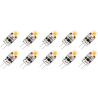 Lighto | LED-lampa | G4-fatning | Plug-in-lampa | Klar | 10mm | 1W | 10 stycken