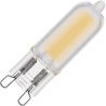 Lighto | LED-glödlampa | G9-fatning | Plug-in-glödlampa | Klar | 13mm | 2W
