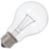 Glödlampa | Stor sockel E27 | Standardlampa | Klar | 60mm | 60W
