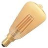 Calex | LED-glödtråd | Liten montering E14 | Edisonlampa | Guld | 48mm | 3,5W