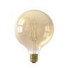Calex | LED-glödtråd | Stor sockel E27 | Boll | Guld | 125mm | 6W
