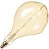 Calex | LED-glödtråd | Stor sockel E27 | Designlampa | Guld | 165mm | 6W