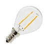 Lighto | LED-glödtråd | Liten sockel E14 | Bollampa | Ljusstark | 45mm | 2W