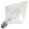 Bailey | LED-lampa Pyramid | Stor sockel E27 Dimbar | 2W (ersätter 25W)