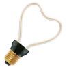 Bailey | LED-lampa | Stor sockel E27 | Designlampa | Klar | 88mm | 8W