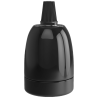 Calex | Lamphållare | E27-fattning | Keramik | Svart | 60W
