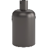 Calex | Lamphouder | E27 fitting | Aluminium | Mat Parel Zwart | Alu kabelklem | 60W