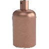 Calex | Lamphouder | E27 fitting | Aluminium | Mat Koper | Alu kabelklem | 60W
