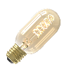 Calex | LED-glödtråd | Stor sockel E27 | T45 | Rör | Guld | 5,5W
