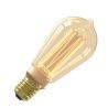 Calex | LED-tråd | Stor glödlampa E27 | Rustik ST64 | Guld | 3,5W