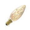 Calex | LED-glödtråd | Liten montering E14 | B35 | Ljus | Guld | 2,5W