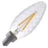 SPL | LED-ljusstake tvinnade | Liten sockel E14 | 2W Dimbar