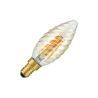 SPL | LED-tråd | Liten sockel E14 | Twisted Candle Lamp | Ljus | Guld | 4W | Dimbar