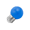 Lighto | LED-lampa | Stor sockel E27 | Kulglödlampa | Blå | 45mm | 1W