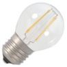 Calex | LED-glödtråd | Stor sockel E27 | Kulglödlampa | Ljusstark | 45mm | 2W