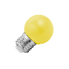 Lighto | LED-lampa | Stor sockel E27 | Kulglödlampa | Gul | 45mm | 1W