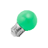 Lighto | LED-glödlampa | Stor sockel E27 | Kulglödlampa | Grön | 45mm | 1W