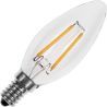 Lighto | LED-glödtråd | Liten sockel E14 | Ljusstake | Ljus | 35mm | 2W