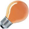 Glödlampa | Stor sockel E27 | Kulglödlampa | Orange | 45mm | 25W