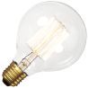 Kolfilamentlampa Globe | Stor sockel E27 Dimbar | 60W 125mm