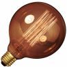 Kolfilamentlampa Globelamp | Stor sockel E27 | 40W 125mm Guld