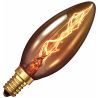 Koltrådslampa ljus guld 25W liten sockel E14