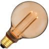SPL | LED-lampa | Stor sockel E27 | Boll | Guld | 95mm | 3,5W