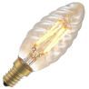 SPL LED-ljusstake tvinnade | 4W Liten sockel E14 | Dimbar Guld