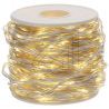Julkabel på rulle 25 m med 500 LED-lampor vit