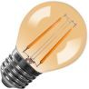 Lighto | LED-glödlampa | Stor lampa E27 | Bollampa | Guld | 45mm | 1W