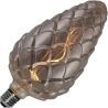 SPL BIG Flex Pine | LED | Stor glödlampa E27 Dimbar | 4W (ersätter 10W) Rökt glas