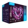 Modee | Kerstverlichting LED lichtsnoer | 3m | 288 Lichtpunten met 8 Lichtstanden| IP44 | Roze en Koud Wit Licht