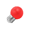 Lighto | LED-lampa | Stor sockel E27 | Kulglödlampa | Röd | 45mm | 1W Lighto | LED-lampa | Stor sockel E27 | Kulglödlampa | Röd | 45mm | 1W