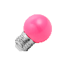 Lighto | LED-glödlampa | Stor sockel E27 | Bollglödlampa | Rosa | 45mm | 1W