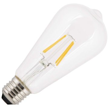 Bailey | LED Edison Sensorlampa Dag/Natt | Stor sockel E27 | 4W (ersätter 60W)