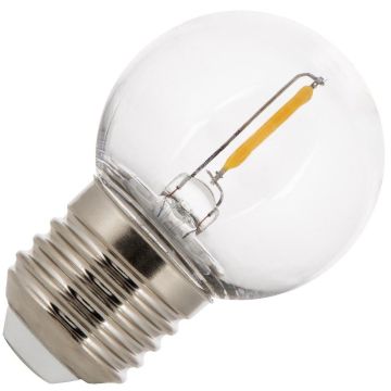 Bailey | LED-bollampa i plast | Stor sockel E27 | 1W (ersätter 10W)