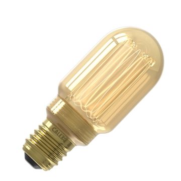 Calex | LED-glödtråd | Stor passform E27 | T45 Rör | Guld | 3,5W