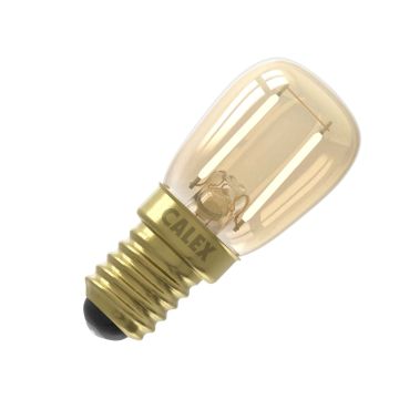 Calex | LED-glödtråd | Liten montering E14 | T26x58 rör | Guld | 1,5W